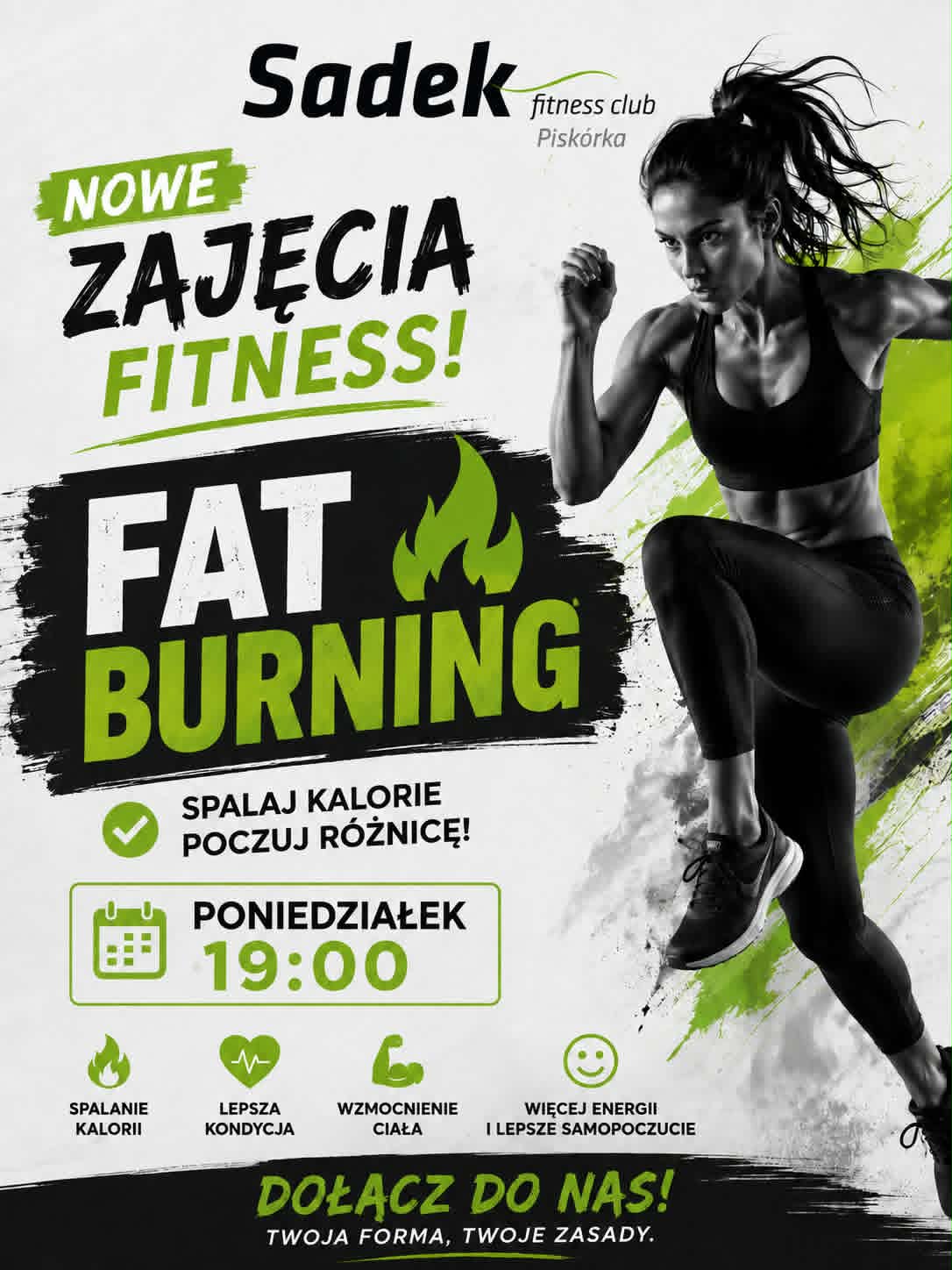 🔥 NOWE ZAJĘCIA W SADEK FITNESS CLUB PISKÓRKA! 🔥